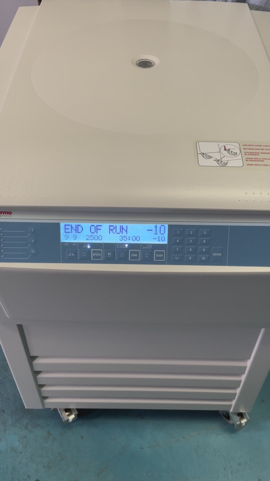 ThermoFisher Scientific Sorvall Legend XFR Centrifuge 75004539 & TX-750 Rotor w Buckets/Adapters (BO!) | Safe & Secure Shipping