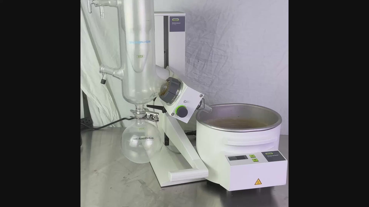 Büchi Rotavapor R-100 Rotary Evaporator w B-100 Heating Bath & Vacuum Pump Assembly (BO!) | Ships Fast from Mr. Scientific