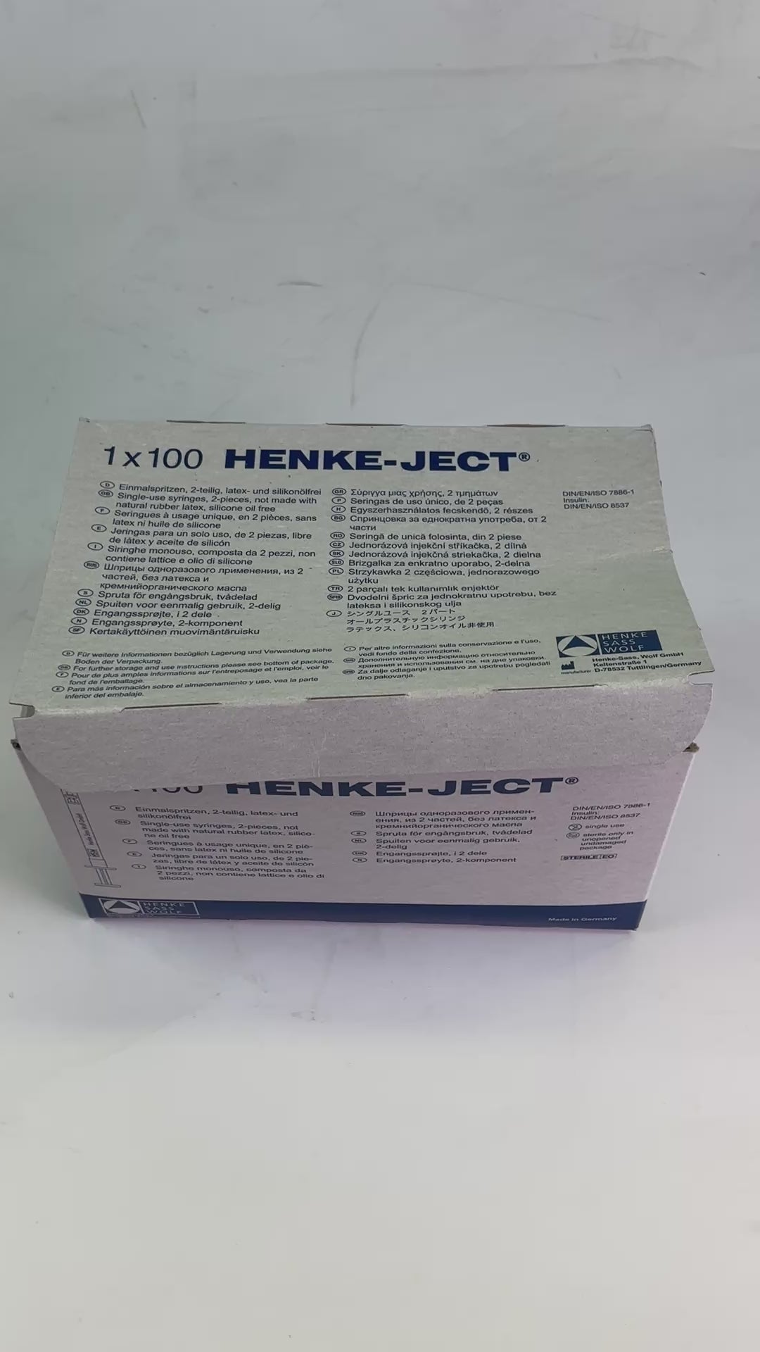 Henke-Ject 1mL Luer Tip Disposable Syringe 4010-200V0 1800/cs (Best Offer!) | Mr. Scientific