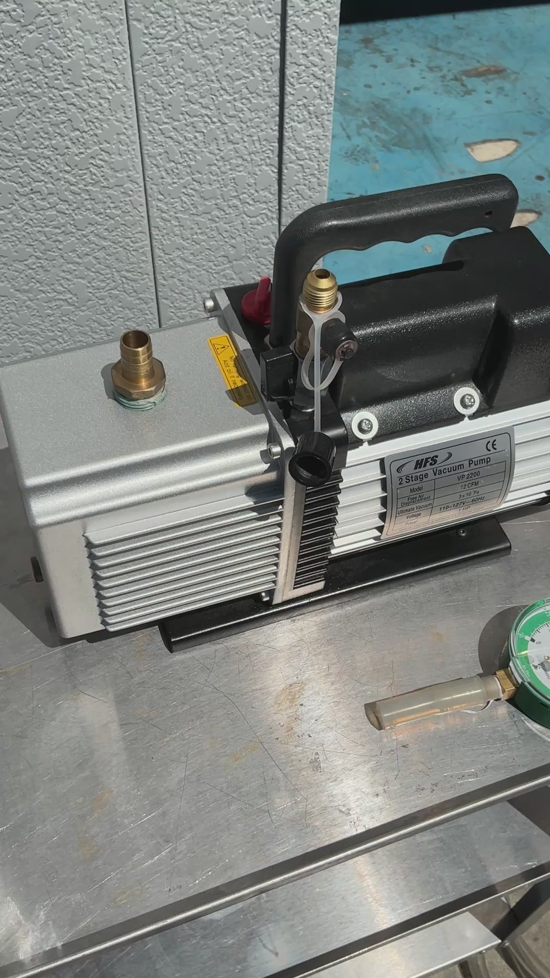 HFS 2 Stage 12CFM 1HP Laboratory Vacuum Pump VP 2200 (Best Offer!) | Safe & Secure Shipping