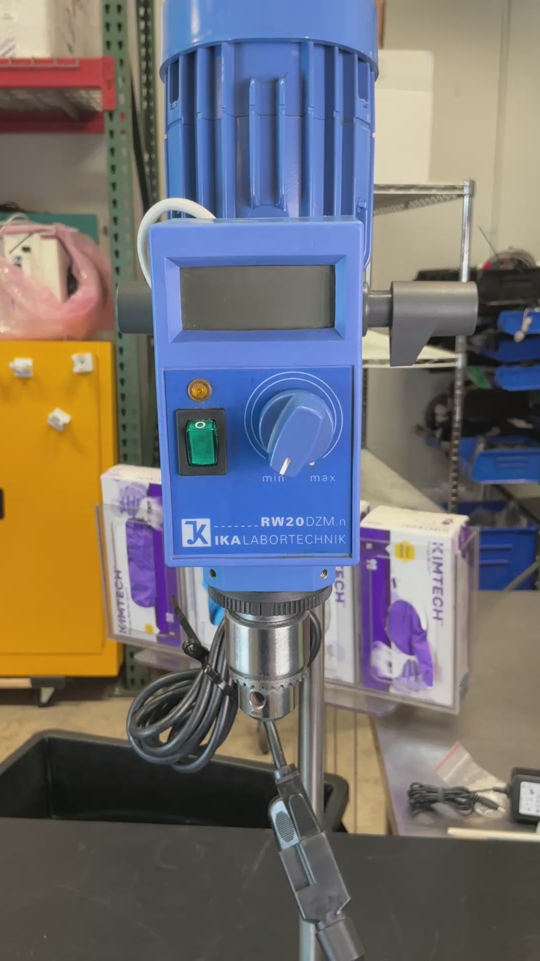 IKA Labortechnik Digital Overhead Stirrer w 39” Stand RW20DZM.n (BO!) | Ships Fast from Mr. Scientific