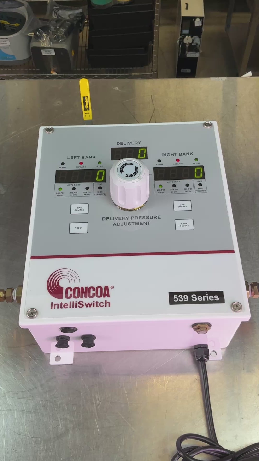 CONCOA 539 Series IntelliSwitch 539S222-01-320 Gas Management System | Safe & Secure Shipping