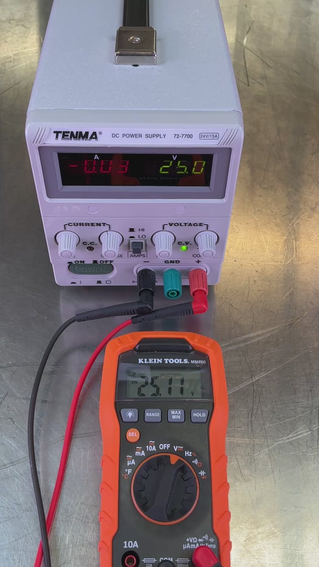 Tenma 24V/15A DC Benchtop Power Supply 72-7700 (Best Offer!) | Ships Fast from Mr. Scientific