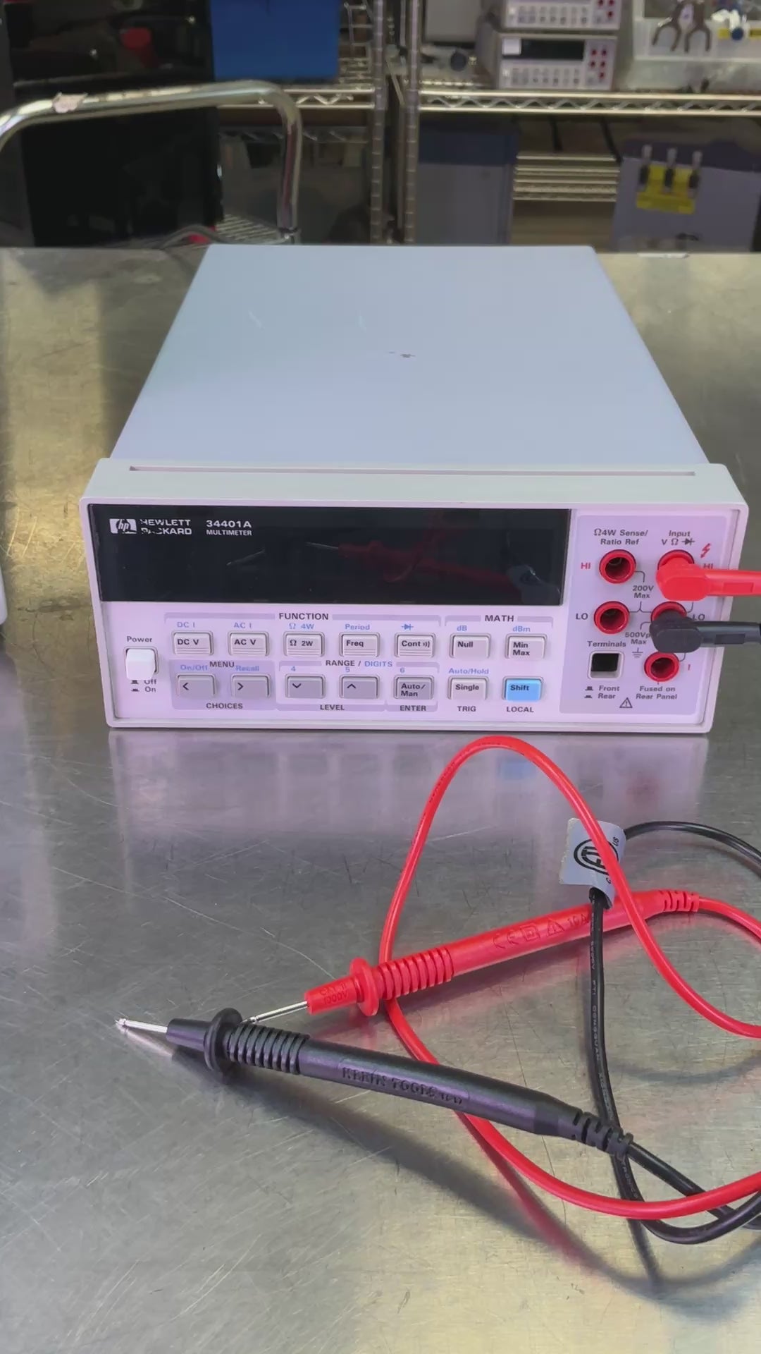 Hewlett Packard (HP) Digital Benchtop 1000V Multimeter 34401A - See Desc | Mr. Scientific