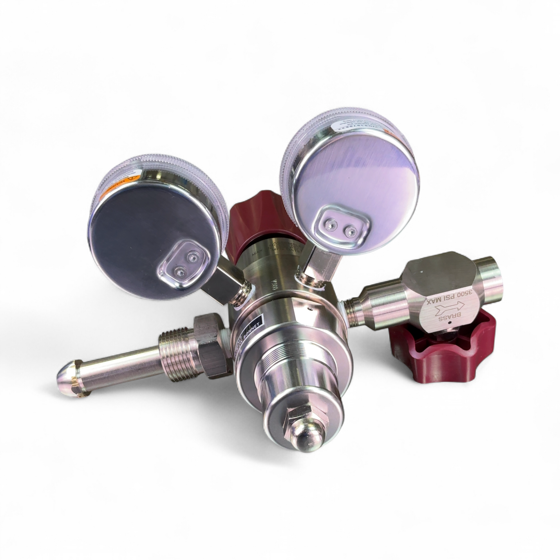 ProStar Platinum Two-Stage High-Purity Brass Gas Regulator PRS301243 w Hose (Best Offer!) | Ships Fast from Mr. Scientific - Image 7