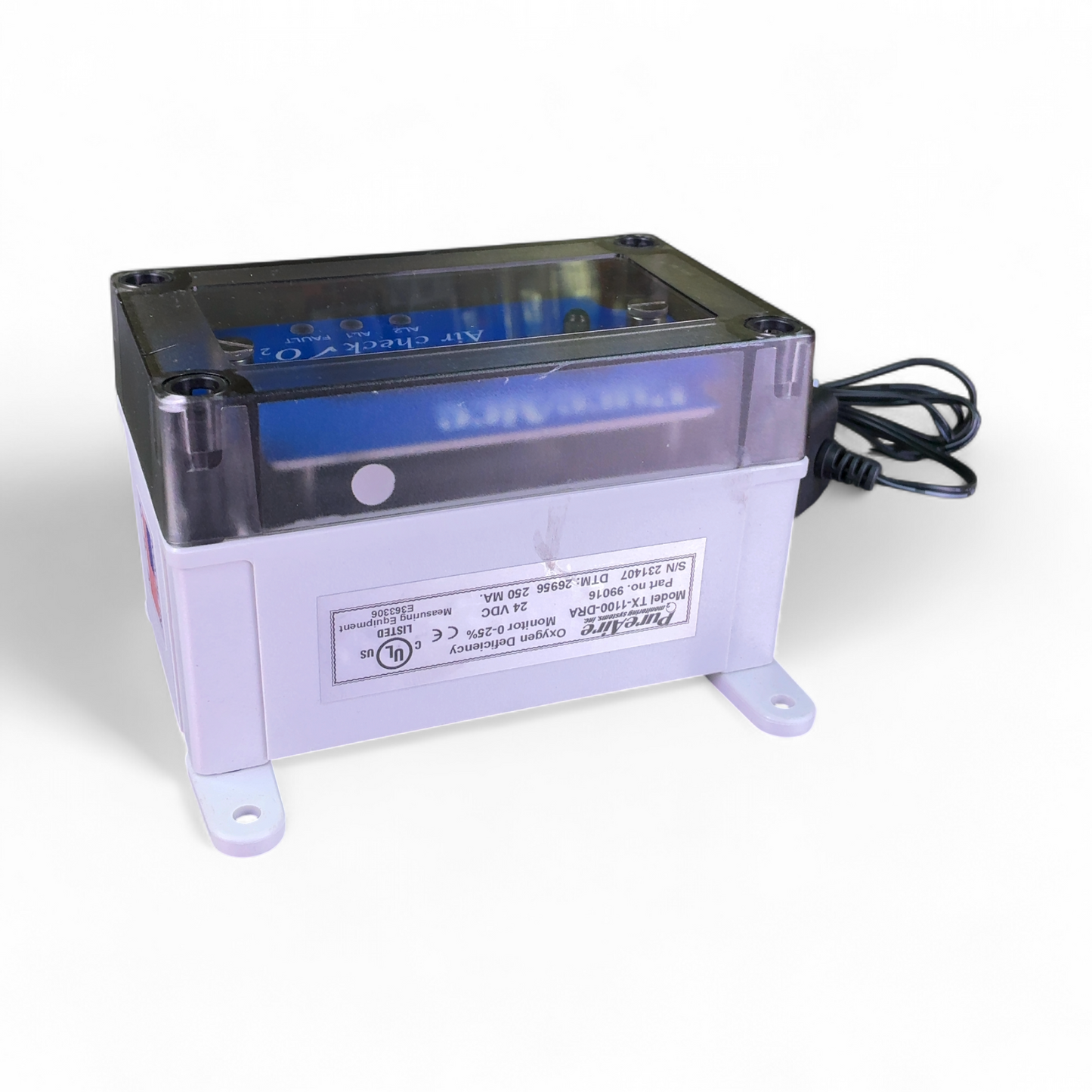 PureAire Oxygen Deficiency Monitor TX-1100-DRA 99016 (Best Offer!) | Order Direct and Save - Image 8