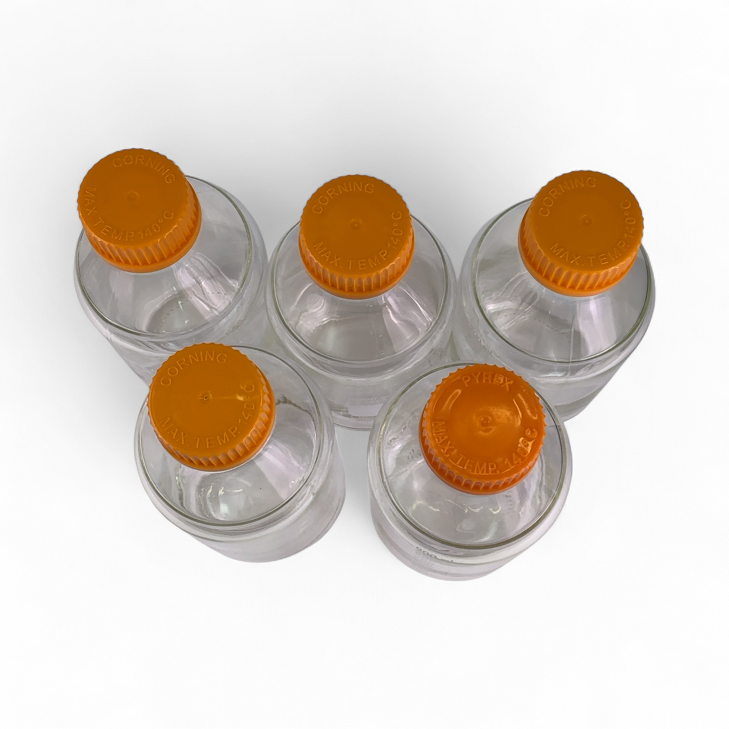 PYREX 1L Round Media Laboratory Storage Bottles 1395 - Lot of 5x | Mr. Scientific - Image 4