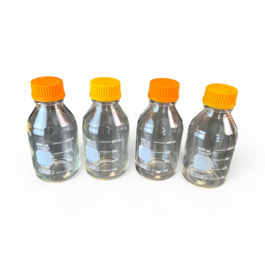 PYREX Glass Media Bottle 1395 500 mL 4 bottles/box - Image 1