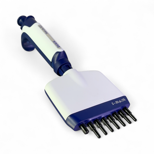 Rainin Pipet-Lite XLS L-20 “8-Channel” Manual Pipette 17013803 2-20µL - Parts - See Desc | Mr. Scientific - Image 1