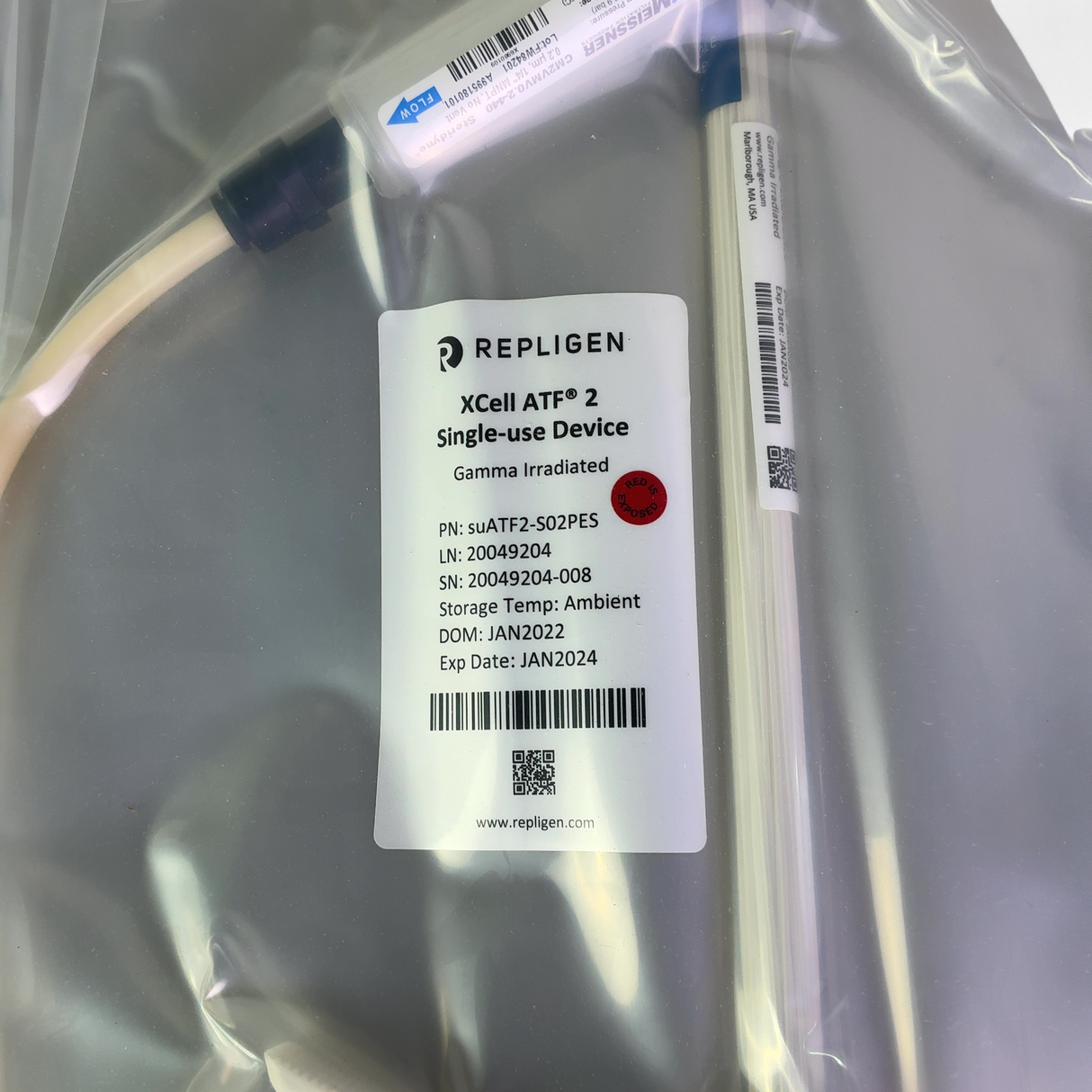 Repligen xCell ATF 2 Single-Use Alternating Tangential Flow Cell Retention Device suATF2-S02PES | Safe & Secure Shipping - Image 3