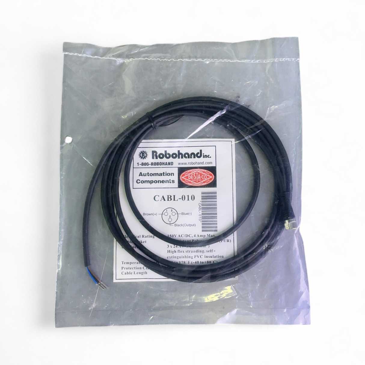 Robohand Solid State Magnetoresistive MR Sensor and Cable OHSN-015 CABL-010 | Safe & Secure Shipping - Image 4