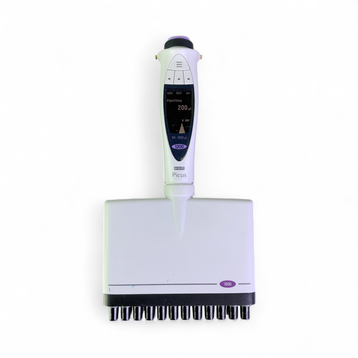 Sartorius BioHit Picus 50-1,200µL 12-Channel Electronic Pipette (BO!) | Safe & Secure Shipping - Image 2