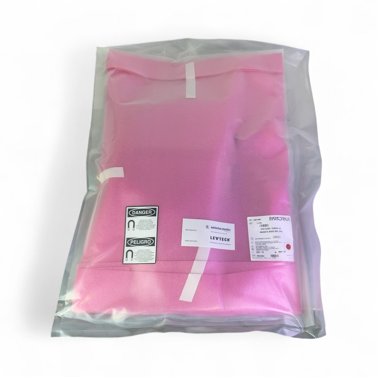 Sartorius Levtech Flexel Cubical for Magnetic Mixer 200L FMB114893, Exp: 2021-10 | Ships Fast from Mr. Scientific - Image 2