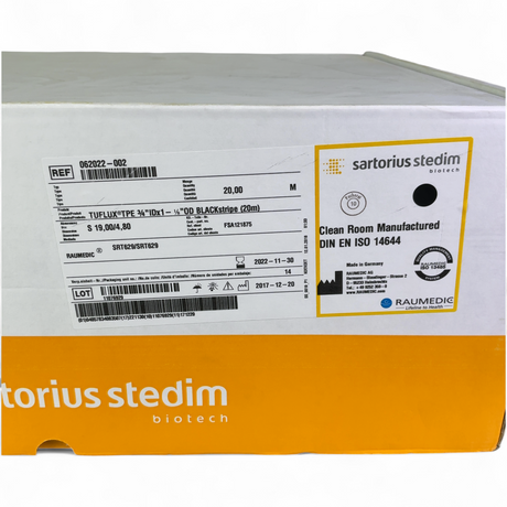 Sartorius Stedim Biotech TUFLUX Highly Resistant TPE Tubing ¾"IDx1-⅛"OD BLACKstripe (20m) | Ships Fast from Mr. Scientific - Image 2