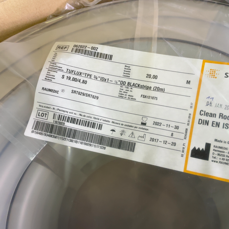 Sartorius Stedim Biotech TUFLUX Highly Resistant TPE Tubing ¾"IDx1-⅛"OD BLACKstripe (20m) | Ships Fast from Mr. Scientific - Image 4
