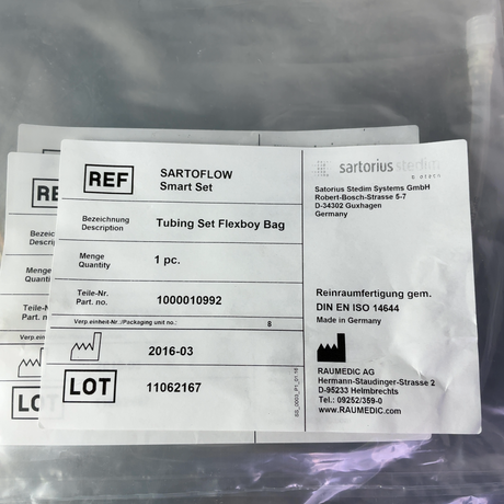 Sartorius Stedim Sartoflow Smart Set Tubing Accessories 1000010992, 1000024283 - Image 5