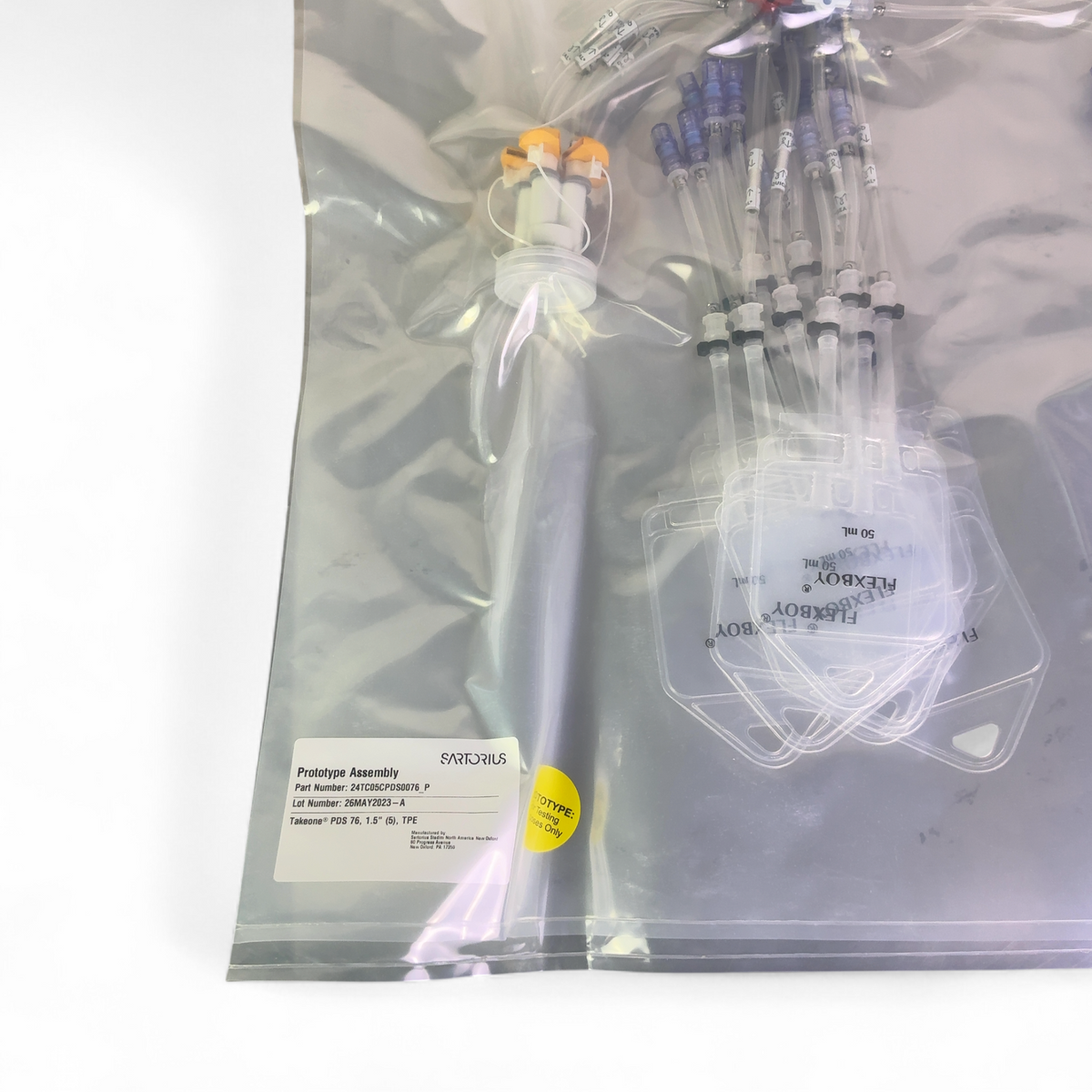 Sartorius Stedim Takeone PDS 76, 1.5” TPE Prototype Assemblies 24TC05CPDS0076_P - 5x Units | Mr. Scientific - Image 4