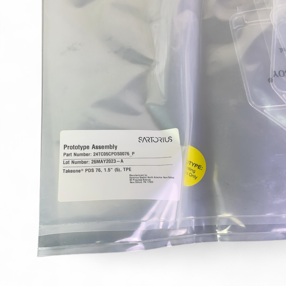 Sartorius Stedim Takeone PDS 76, 1.5” TPE Prototype Assemblies 24TC05CPDS0076_P - 5x Units | Mr. Scientific - Image 7