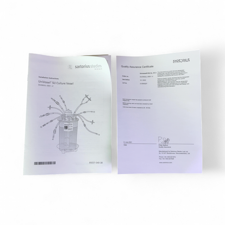 Sartorius Univessel SU 2L, CC2 2x 3-Blade Segment Impeller DUO002LL-SS01--V (BO!) | Order Direct and Save - Image 5