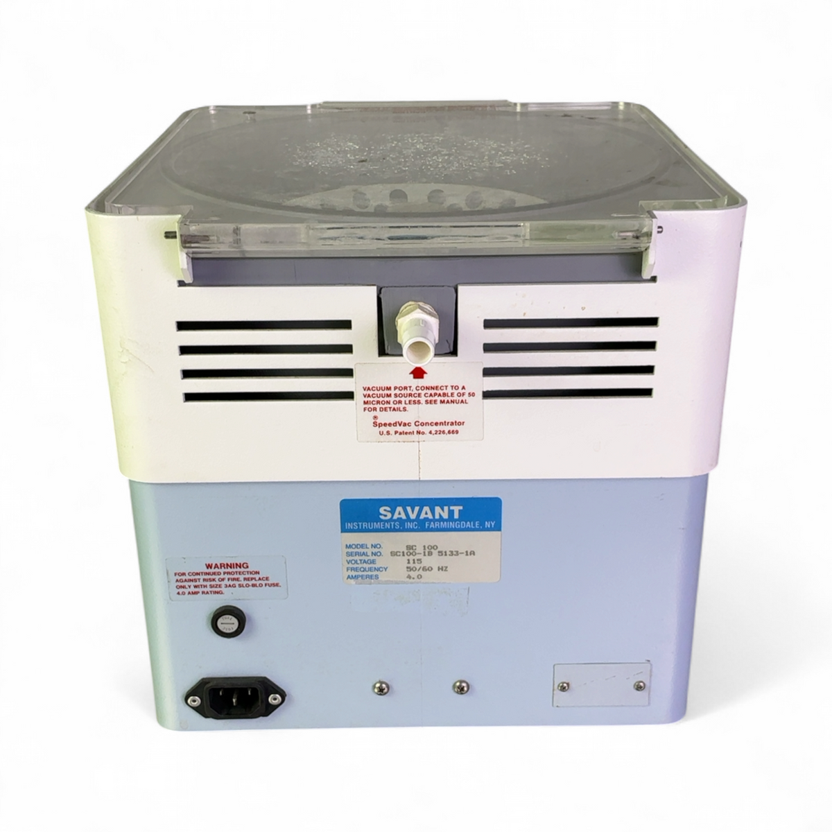 Savant SpeedVac Centrifuge Vacuum Concentrator SC100 w RH 40-11 Rotor (Best Offer!) | Mr. Scientific - Image 16