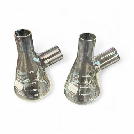 Schott Duran Two-Neck Erlenmeyer Flask 10087760 500 mL - Image 2