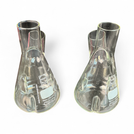 Schott Duran Two-Neck Erlenmeyer Flask 10087760 500 mL - Image 5