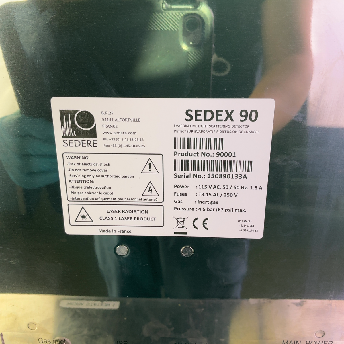Sedere Sedex 90 HPLC ELSD Evaporative Light Scattering Detector 90001 (BO!) - Image 14