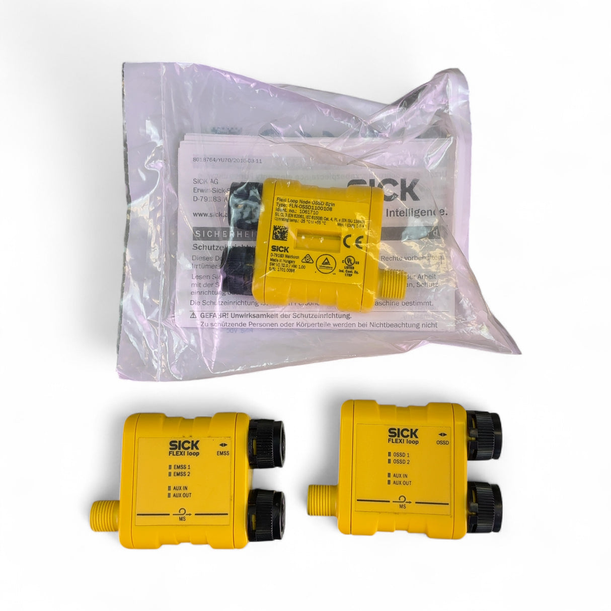 SICK Assorted Flexi Loop Nodes & Terminators w Mounting Clips FLN-EMSS, FLN-O... | Ships Fast from Mr. Scientific - Image 10
