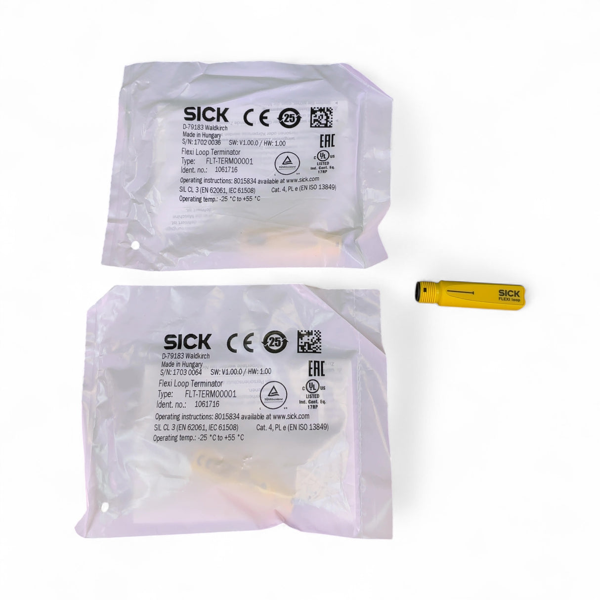 SICK Assorted Flexi Loop Nodes & Terminators w Mounting Clips FLN-EMSS, FLN-O... | Ships Fast from Mr. Scientific - Image 12