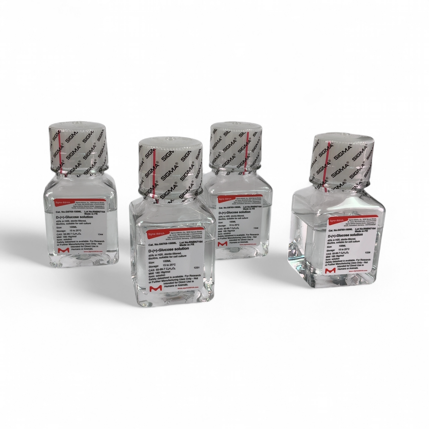 Sigma-Aldrich D-(+)-Glucose solution G8769-100mL - 4 Bottles (Best Offer!) | Safe & Secure Shipping - Image 1