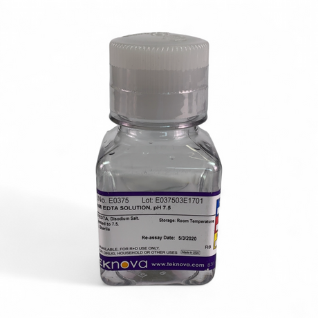 Teknova 500mM EDTA Solution E0375 100mL pH 7.5 - 5 Bottles (Best Offer!) | Safe & Secure Shipping - Image 3
