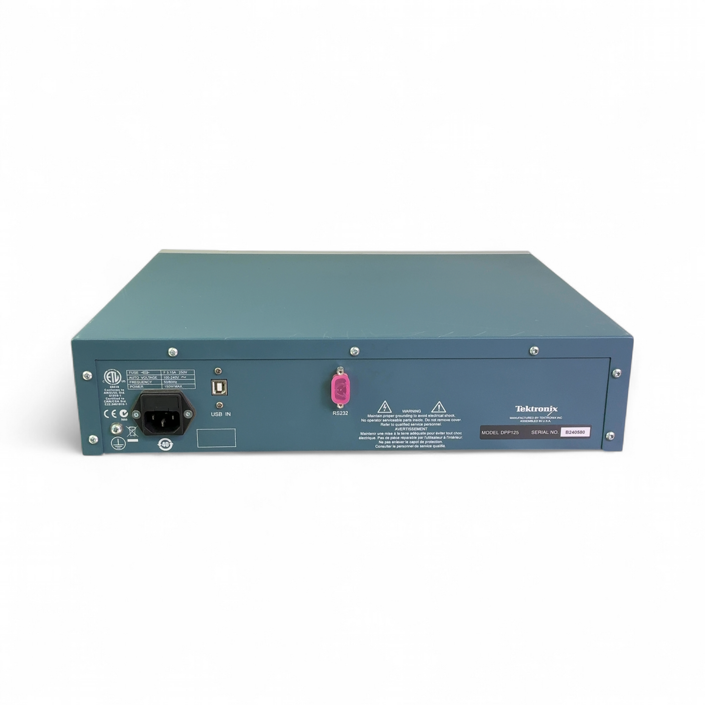 Tektronix DPP125B BERTScope Digital Pre-Emphasis Processor POWERS ON | Safe & Secure Shipping - Image 11
