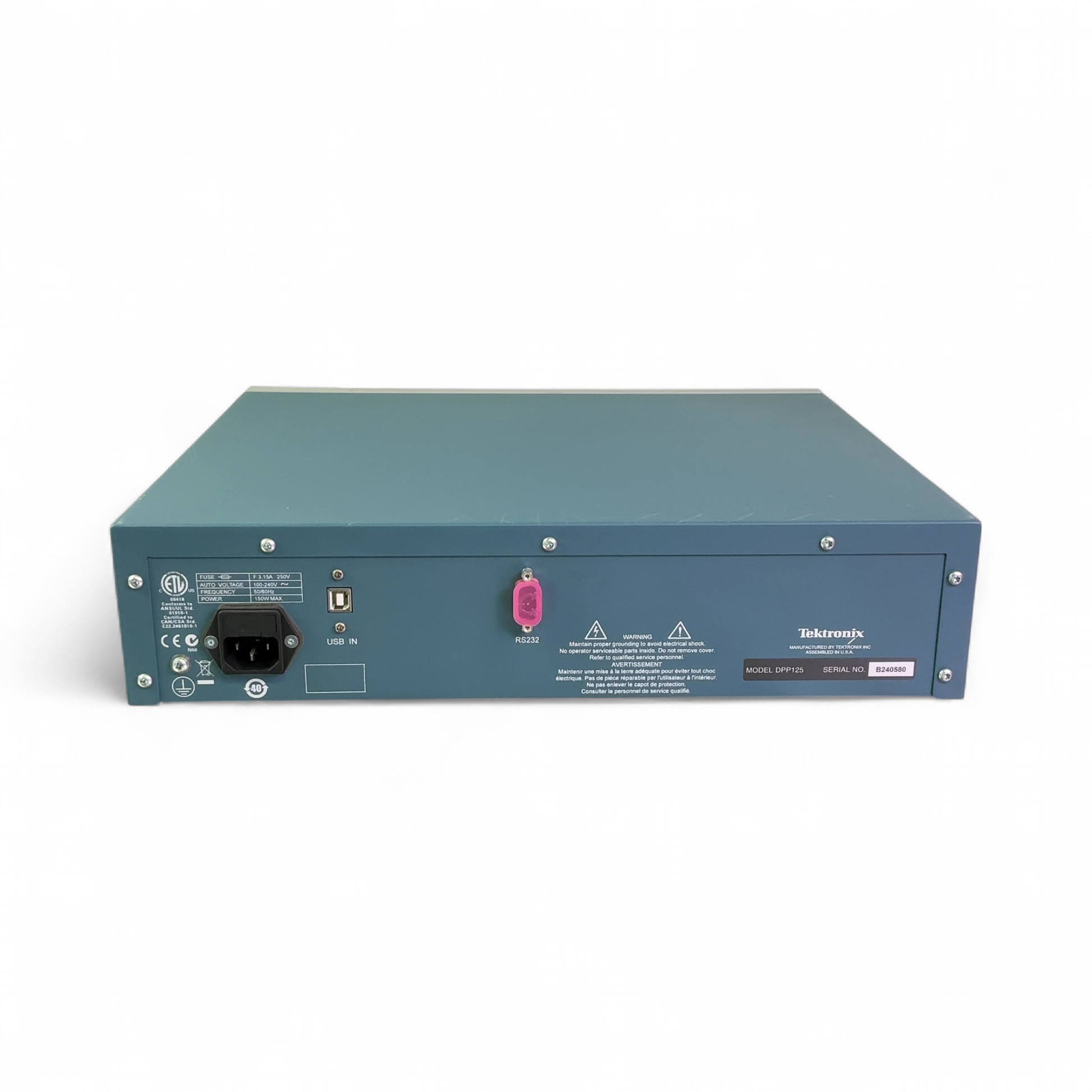 Tektronix DPP125B BERTScope Digital Pre-Emphasis Processor POWERS ON | Safe & Secure Shipping - Image 11