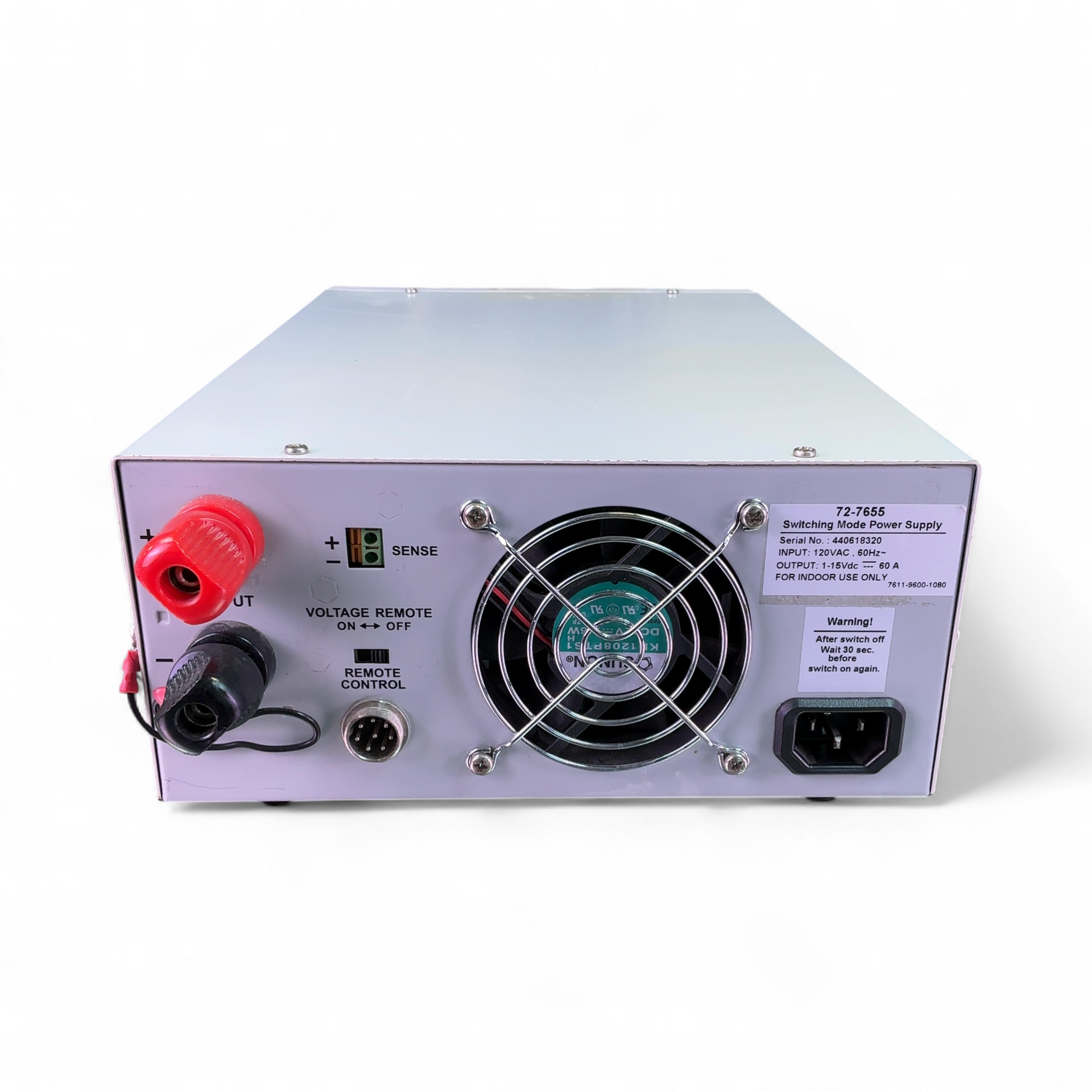 Tenma 15V Switching Mode DC Regulated Power Supply 72-7655 Benchtop Unit (BO!) | Safe & Secure Shipping - Image 8