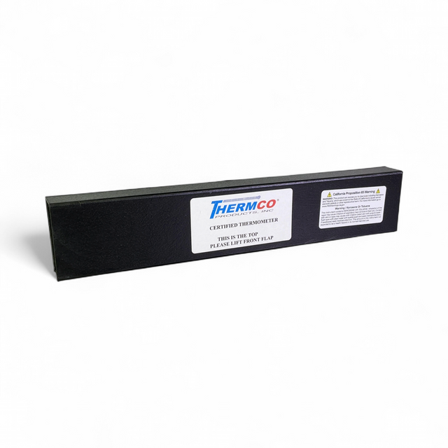 Thermco Products Inc Certified In Glass Thermometer SAMA-CT55 50°C NEW OPEN BOX | Safe & Secure Shipping - Image 1