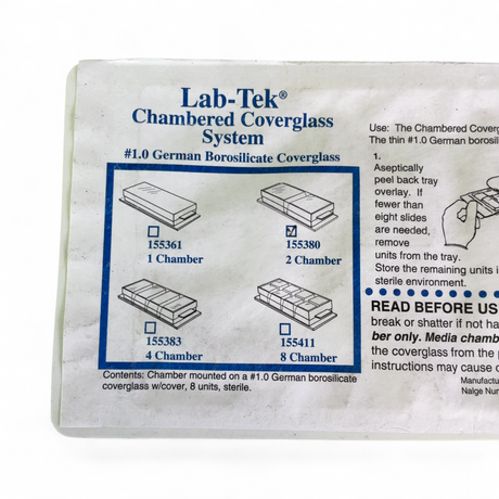 Thermo Nunc Lab-Tek 2-Chamber Coverglass System - 2x 8-Pack Units 155380 | Mr. Scientific - Image 5