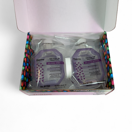 Thermo Scientific 20k-MWCO 250mL Cap. Slide-A-Lyzer Dialysis Flasks 87763 | Mr. Scientific - Image 3