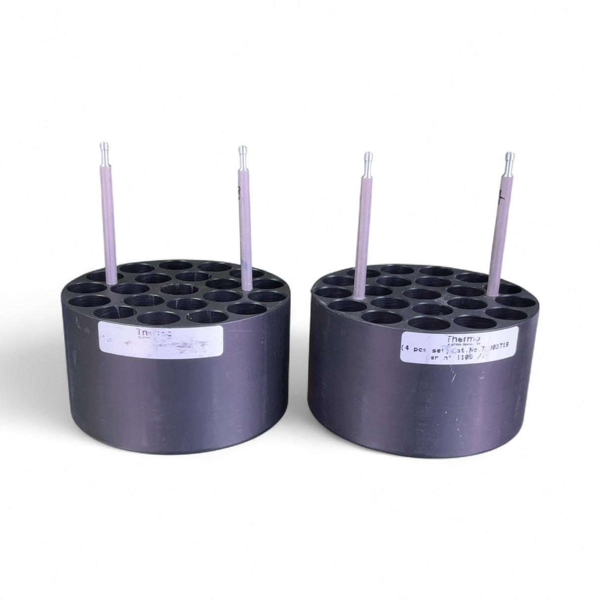 Thermo Scientific 21x10mL TX-750 Round Bucket Adapters - Set of 2x 75003719 (BO!) | Ships Fast from Mr. Scientific - Image 1