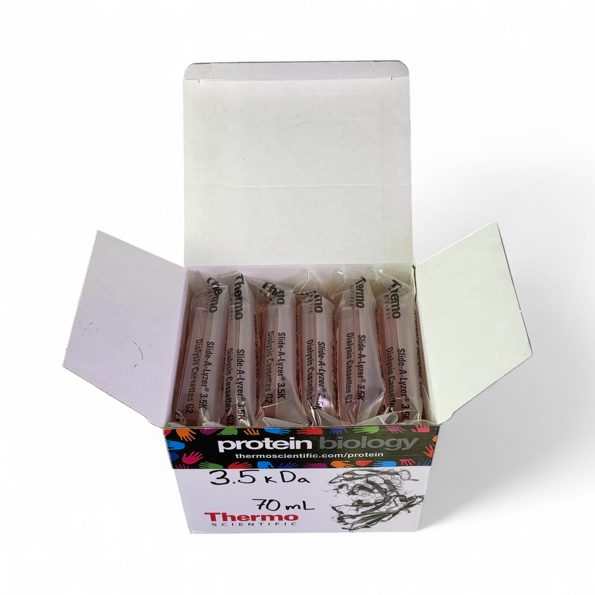 Thermo Scientific 87726 Slide-A-Lyzer Dialysis Cassette Lot 70mL 3,500 MWCO | Safe & Secure Shipping - Image 2