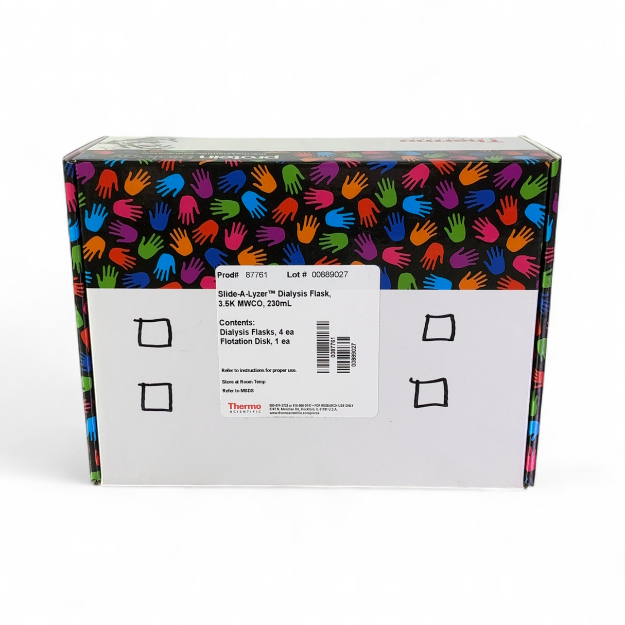 Thermo Scientific 87761 Slide-A-Lyzer Dialysis Flask Lot 3.5K MWCO 230mL | Mr. Scientific - Image 2