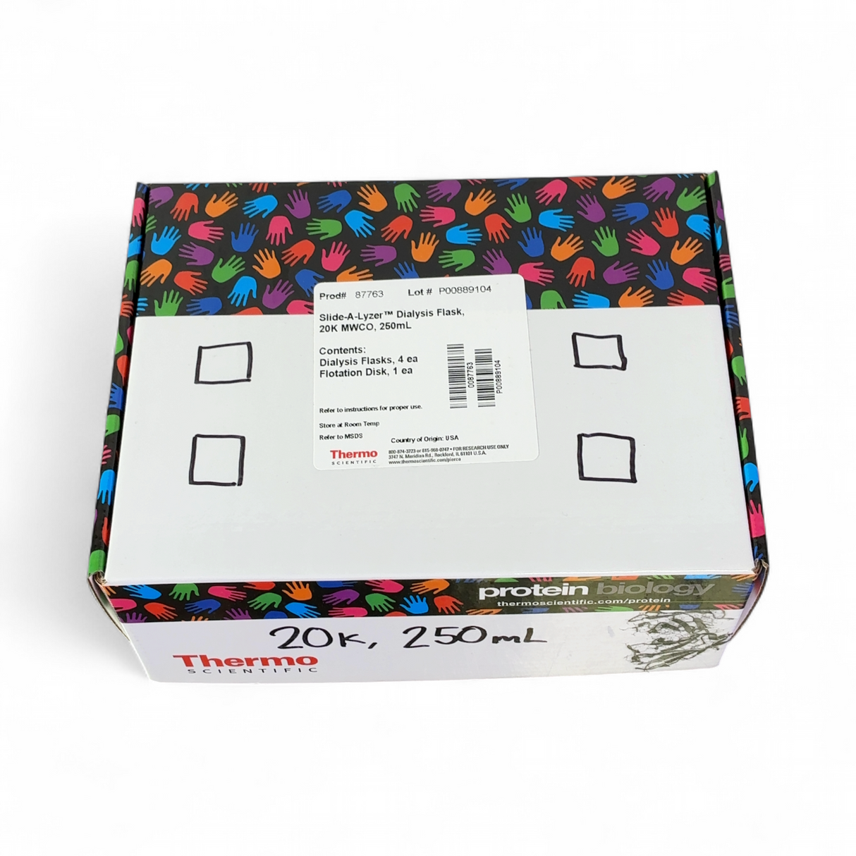 Thermo Scientific 87763 Slide-A-Lyzer Dialysis Flask Lot of 2 250mL | Ships Fast from Mr. Scientific - Image 5