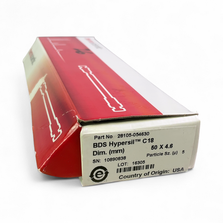 Thermo Scientific BDS Hypersil C18 50 mm x 4.6 mm HPLC Column 28105-054630 - Image 1