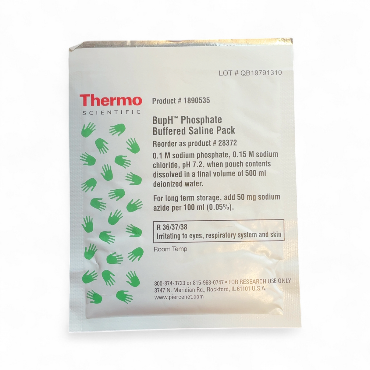 Thermo Scientific BupH Phosphate Buffered Saline Packs PN: 28372 40x500mL Buf... | Ships Fast from Mr. Scientific - Image 5