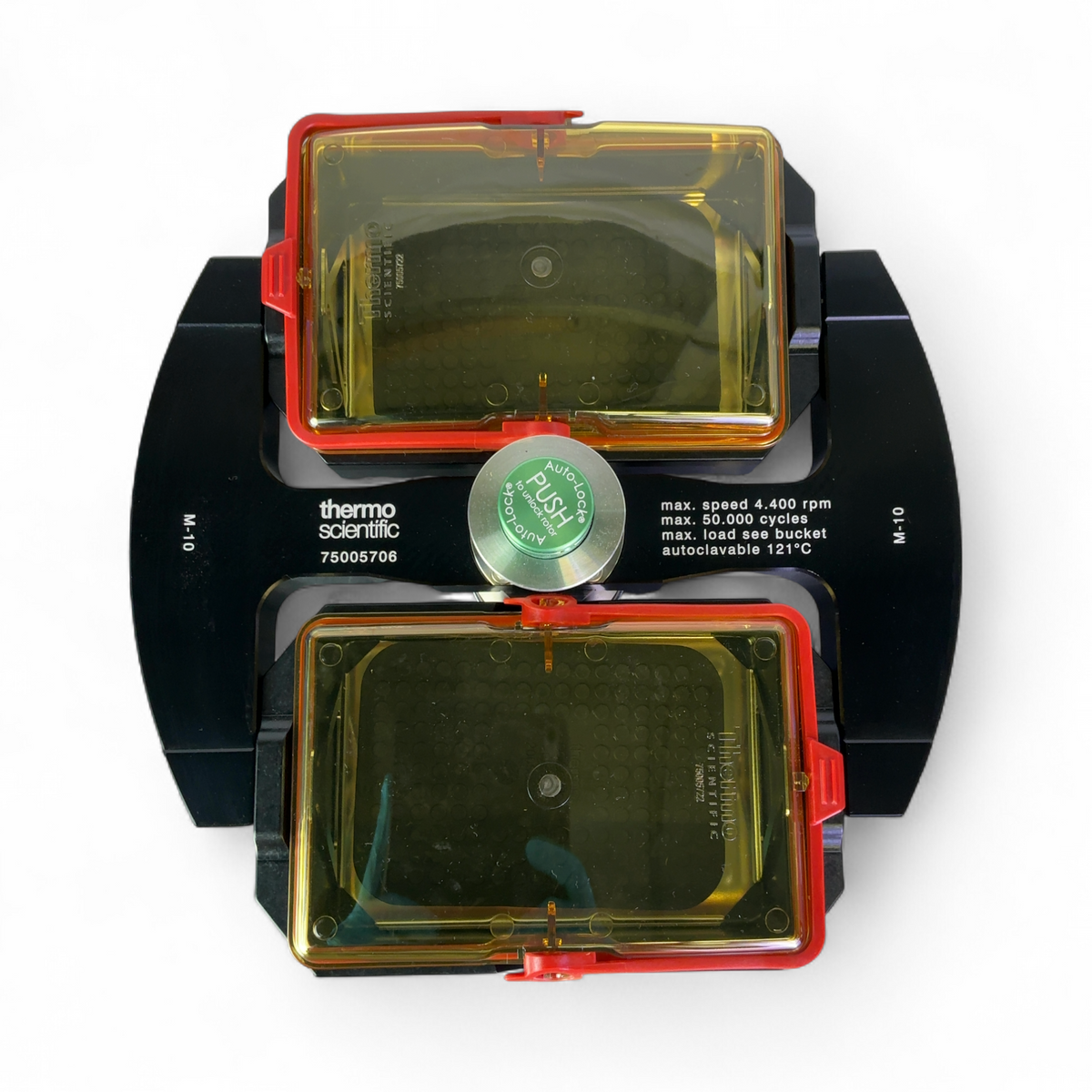 Thermo Scientific M-10 Microplate Swinging Bucket Rotor w Buckets & Adapters 75005706 | Safe & Secure Shipping - Image 2