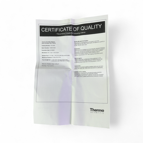 Thermo Scientific Nalgene Glass Fiber Pre-Filters, 25mm Dia 722-2520, 100 units | Ships Fast from Mr. Scientific - Image 3