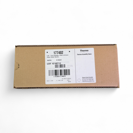 Thermo Scientific Nunc Lab-Tek Sterile Glass Chamber Slide w/ Cover 177402 (BO!) | Safe & Secure Shipping - Image 4