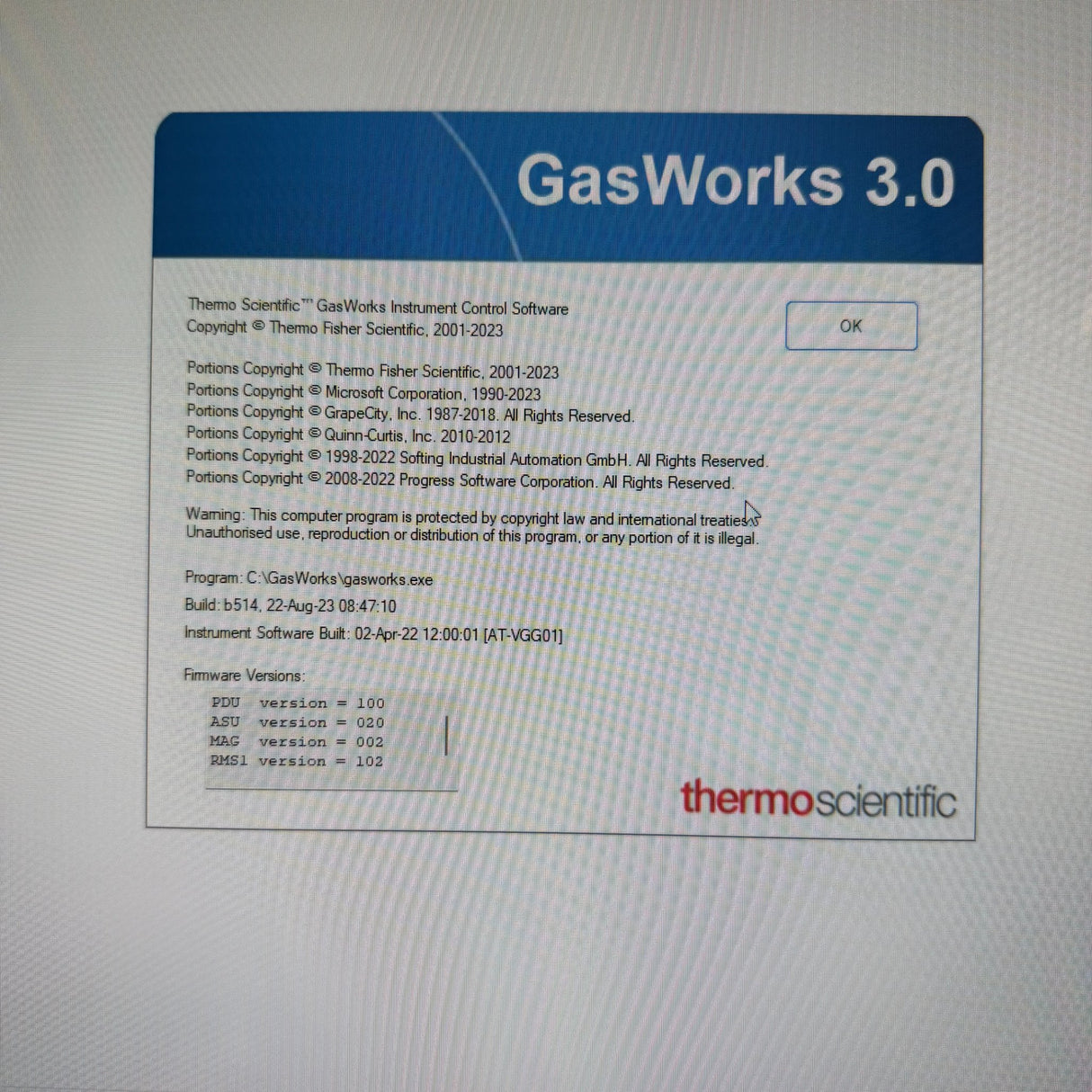 Thermo Scientific Prima BT Benchtop Mass Spectrometer P/N 206-765-000 w/ GasWorks - Image 11