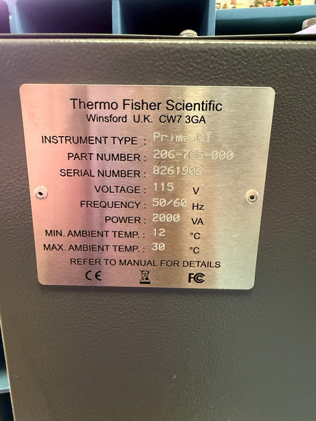 Thermo Scientific Prima BT Benchtop Mass Spectrometer P/N 206-765-000 w/ GasWorks - Image 12