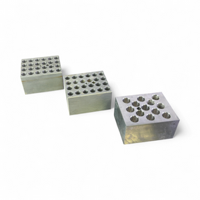 Thermo Scientific RPI 3pc Assorted Aluminum PCR 24x2.0mL Heating Blocks & 13-Well Reacti-Block | Ships Fast from Mr. Scientific - Image 1