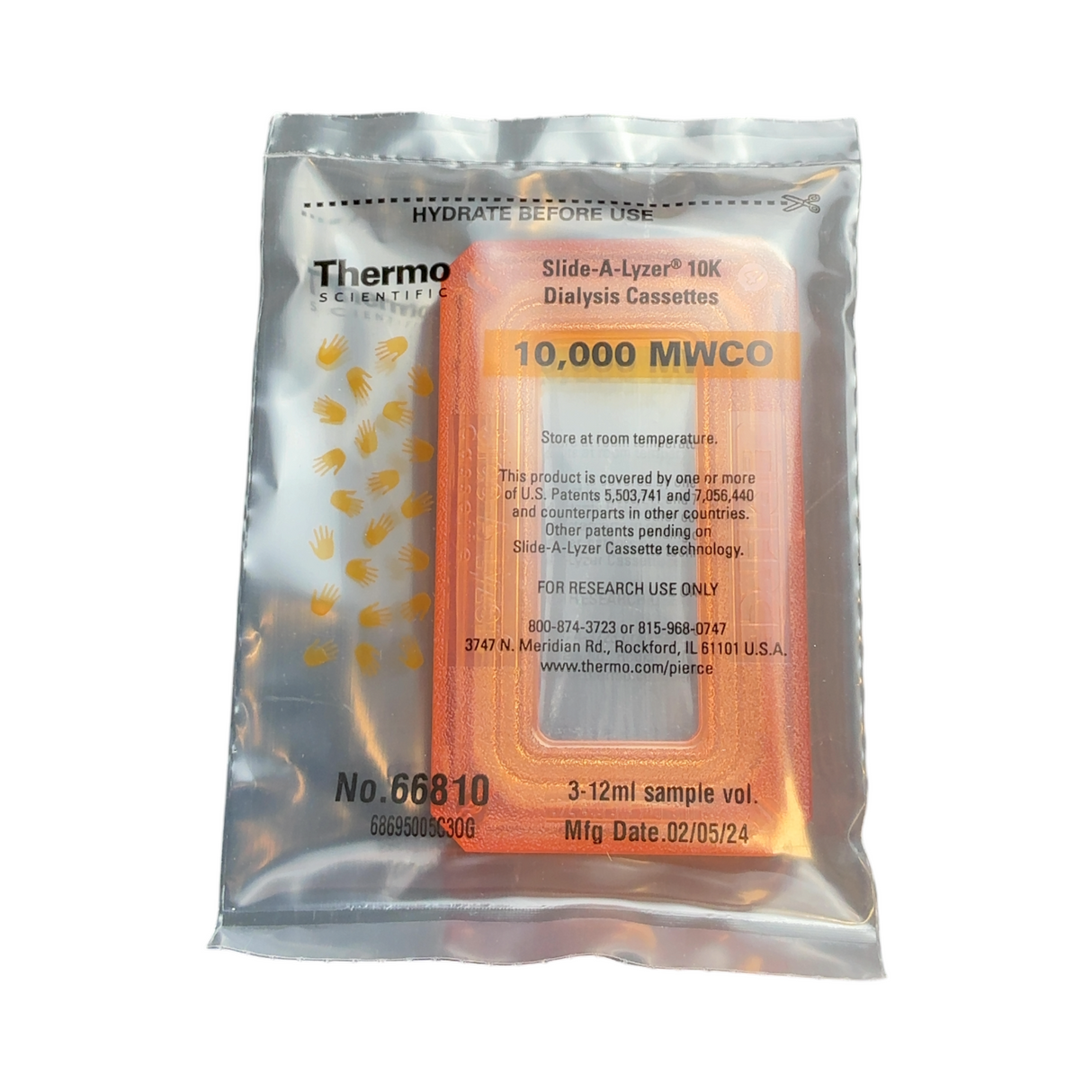 Thermo Scientific Slide-A-Lyzer Dialysis Cassette (Extra Strength) 10,000 MWC... | Ships Fast from Mr. Scientific - Image 5